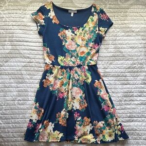 dELiA*s Floral Blue Dress